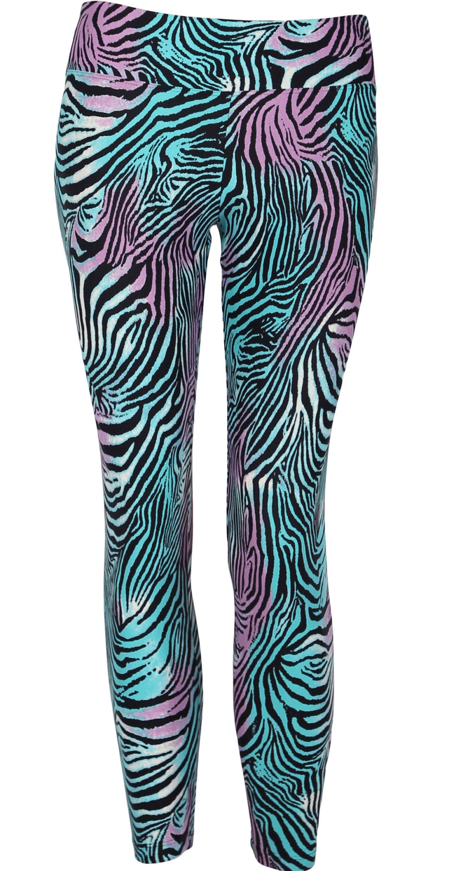 purple zebra pants